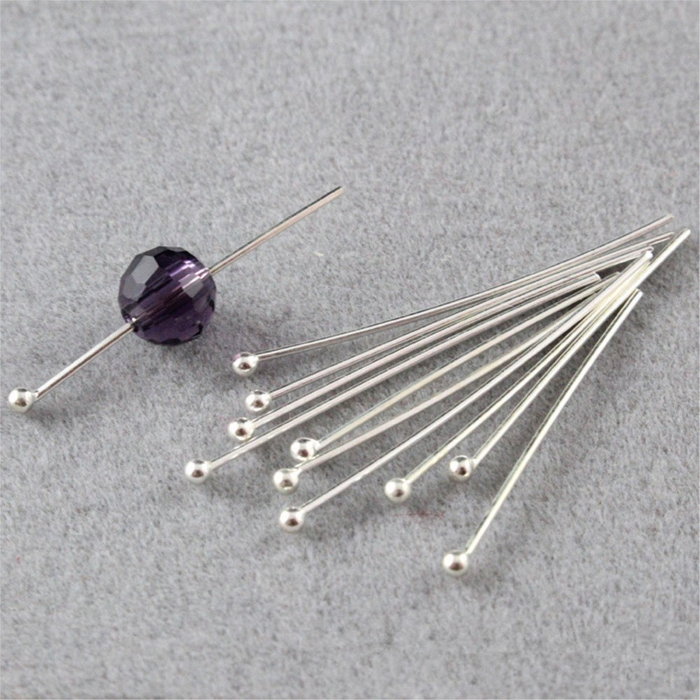 Jewelry Making Using Beads - 100pcs Round Ball Head Pins Flexible