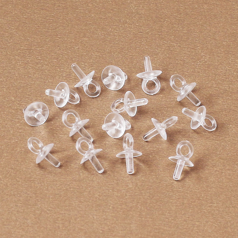 Jewelry Making Using Beads - 100Pcs Resin Cup Eye Pins Clear