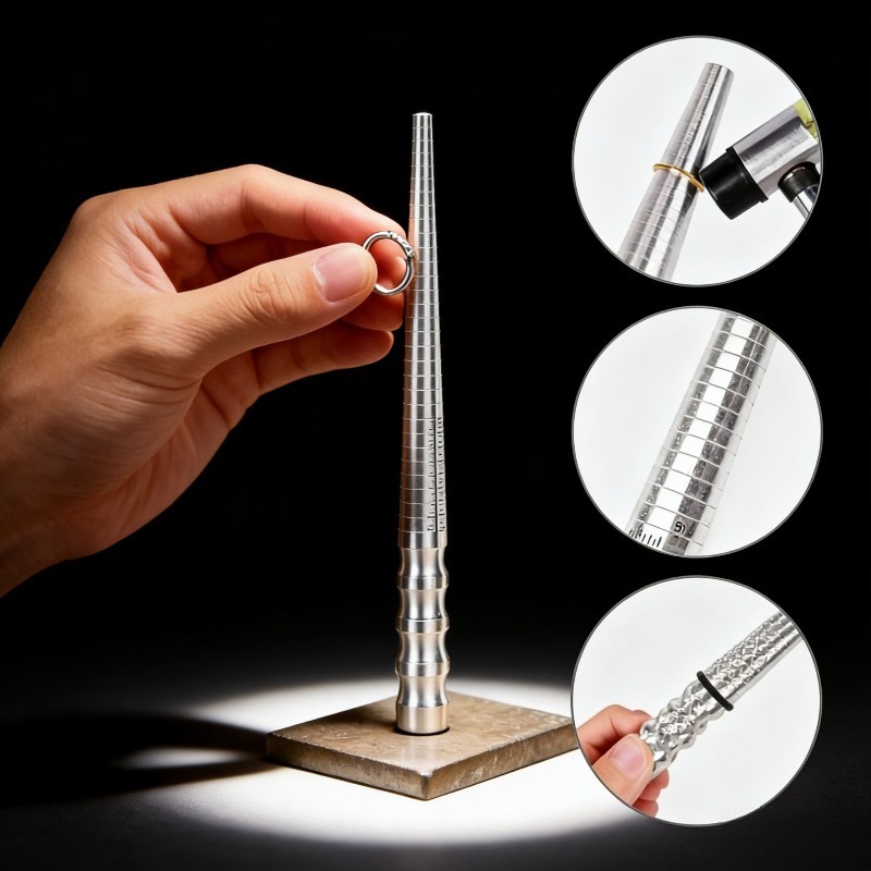 Jewelry Making Desk - Professional Ring Sizing Mandrel With US