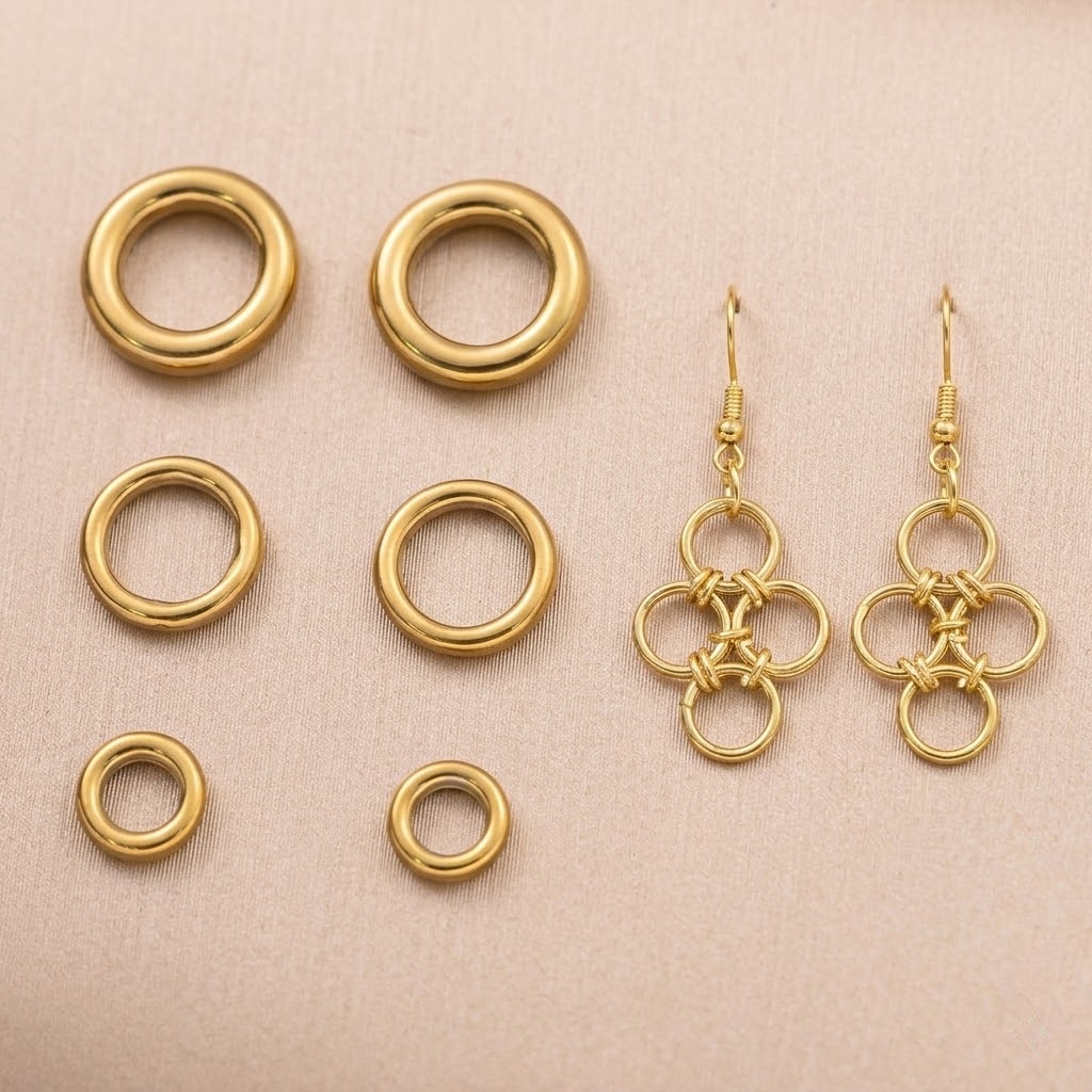 Jewelry Making Jump Rings - 20pcs Stainless Steel Soldered Round Closed