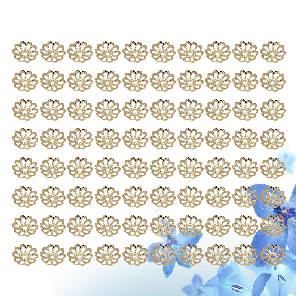 Jewelry Making Using Beads - 1000Pcs Pendant Accessories Metal Flower Bead