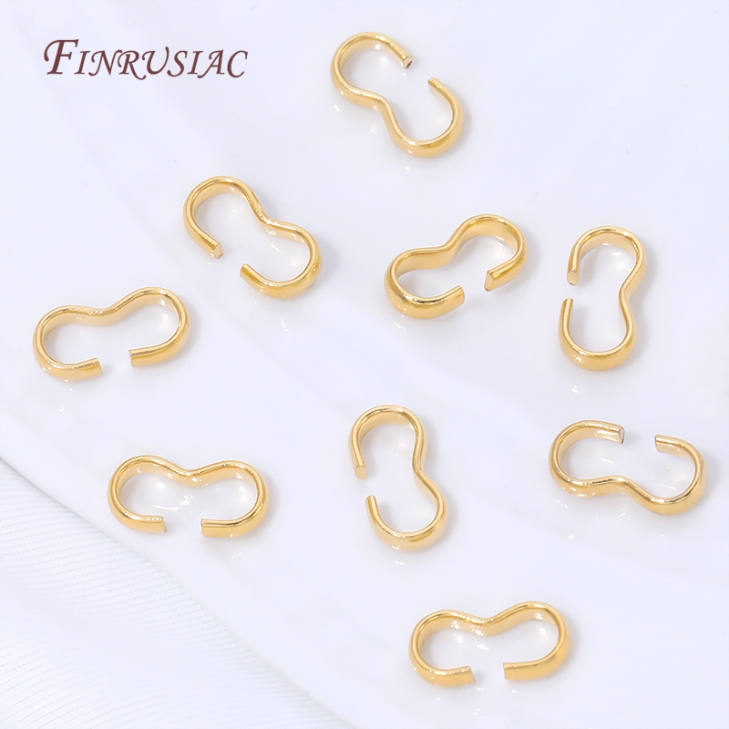 Jewelry Making Jump Rings - 18K Gold Plated Open S Hook