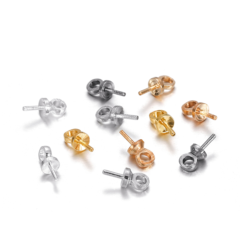 Jewelry Making Rivets - 50-100 Cái/lốc Kim Loại Hạt Vít