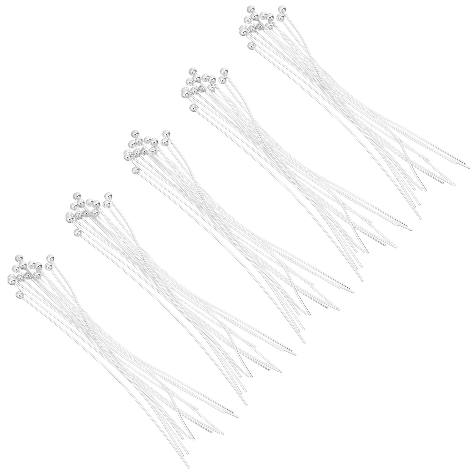 Jewelry Making Head Pins - 200Pcs Flexible Metal Ball Head Pins