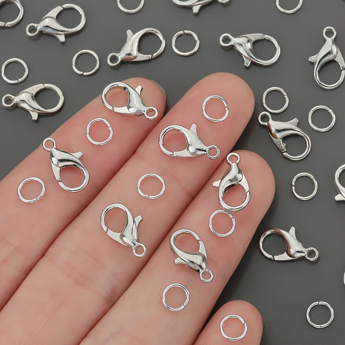 1/2/300pcs Lobster Clasps Open - đánh giá và giá Jewelry Making Jump Rings
