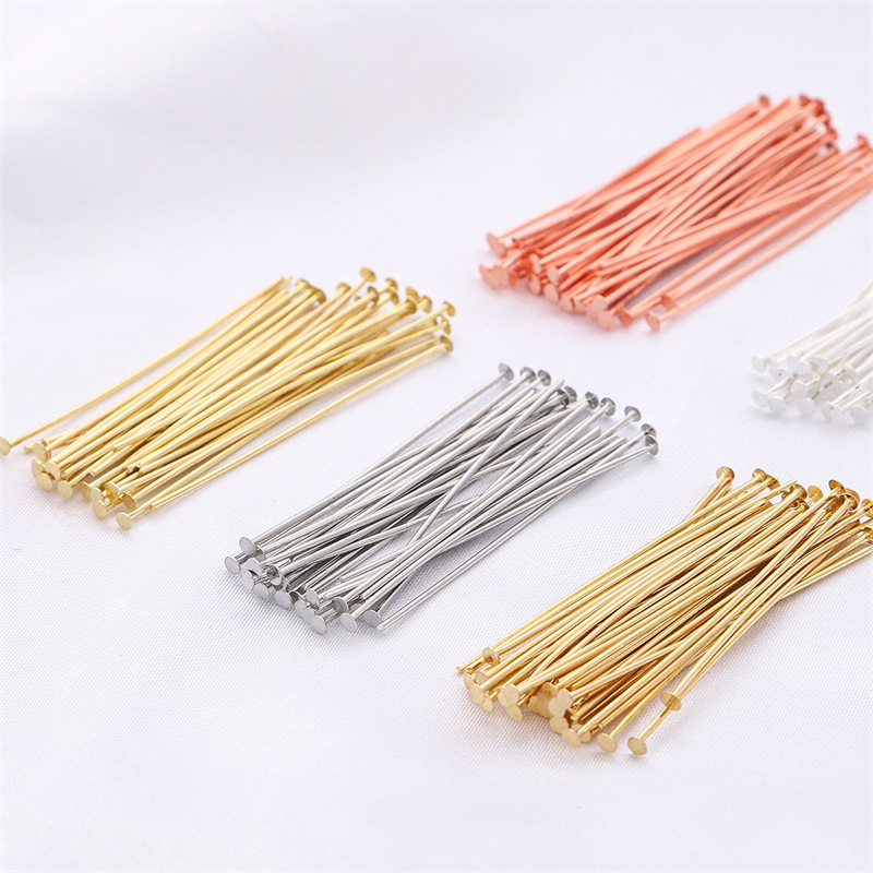 50pcs/pack 925 Sterling Silver - đánh giá và giá Jewelry Making Head Pins