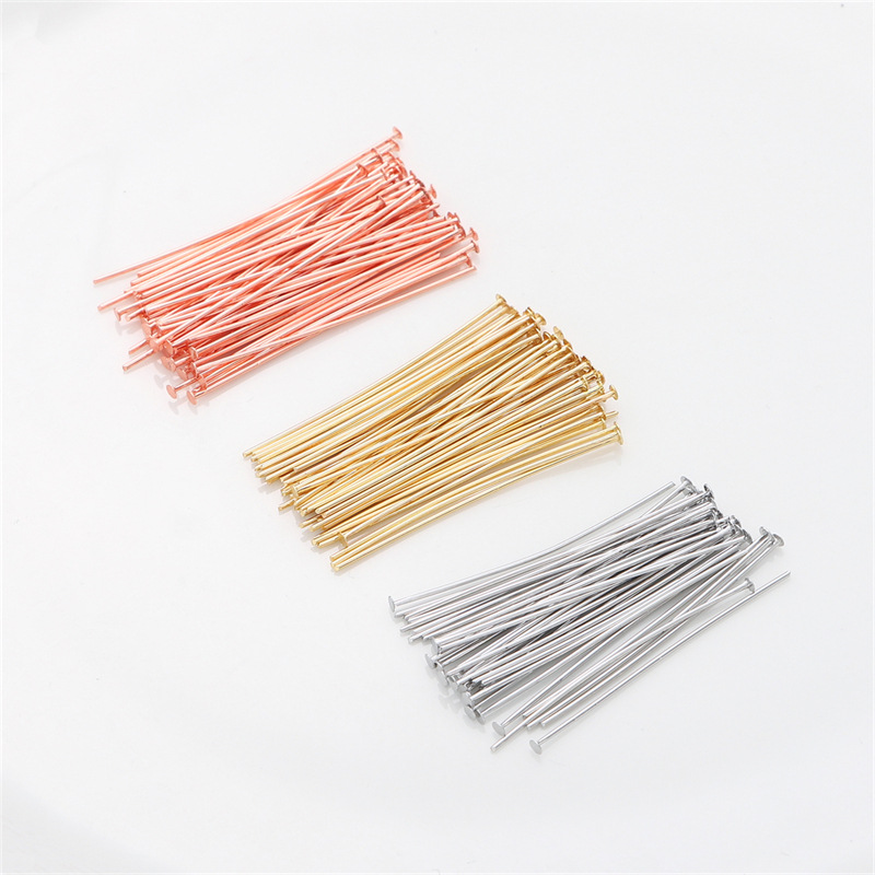 50pcs/pack 925 Sterling Silver - đánh giá và giá Jewelry Making Head Pins