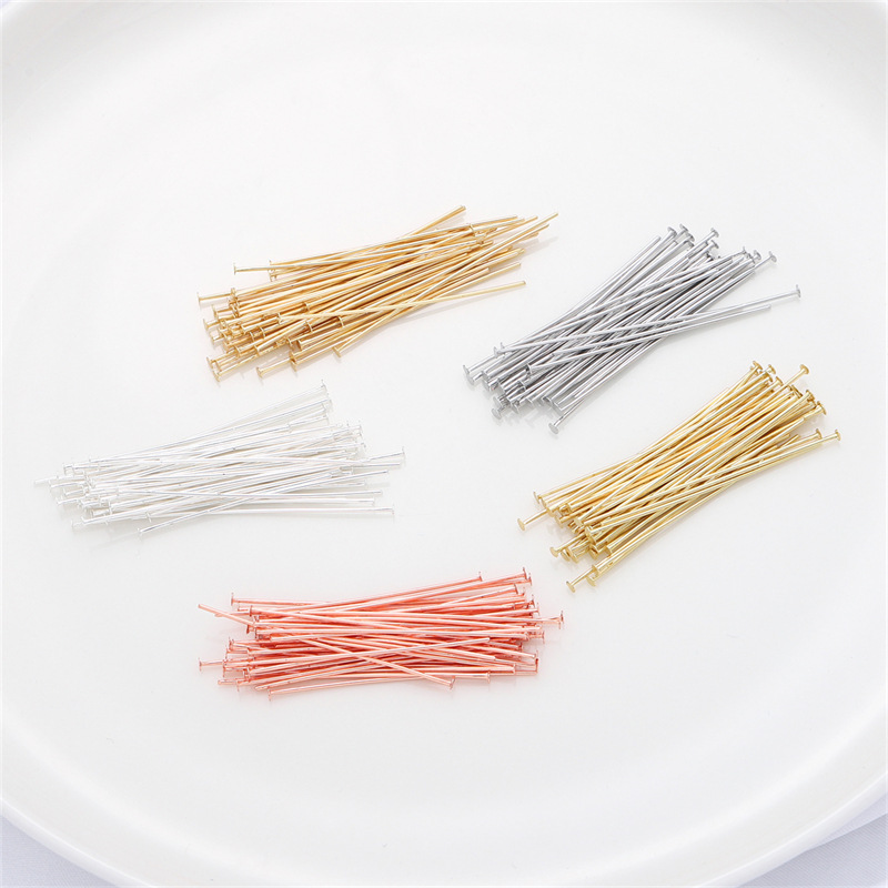 50pcs/pack 925 Sterling Silver - đánh giá và giá Jewelry Making Head Pins
