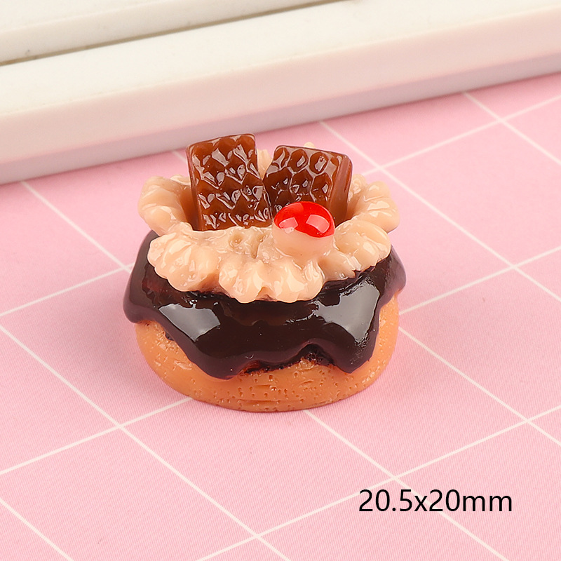 5pcs Cute Mini Fruit Cake Resi - đánh giá và giá Jewelry Making Desk