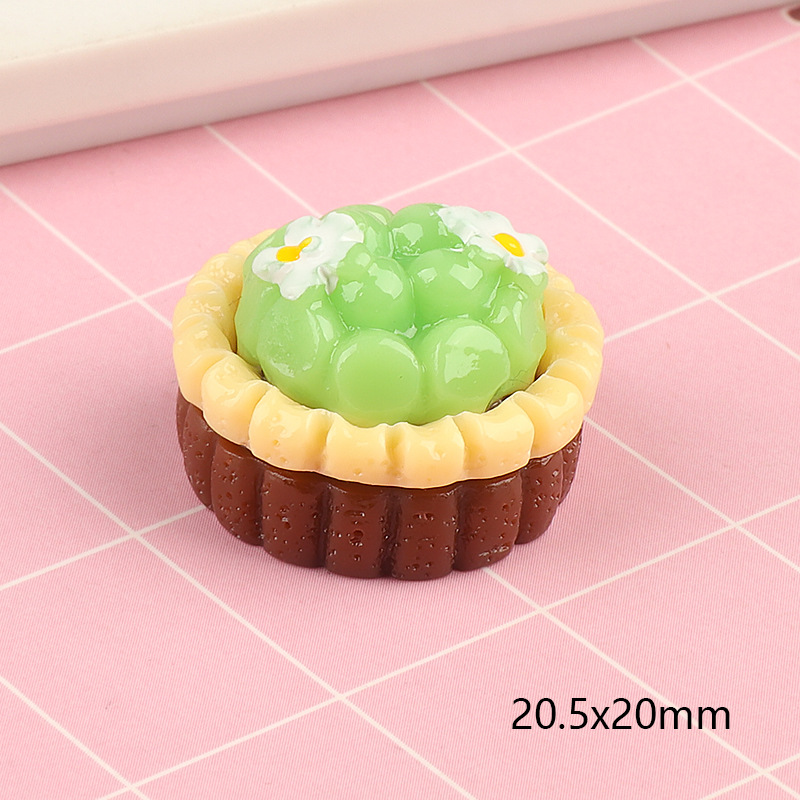 5pcs Cute Mini Fruit Cake Resi - đánh giá và giá Jewelry Making Desk