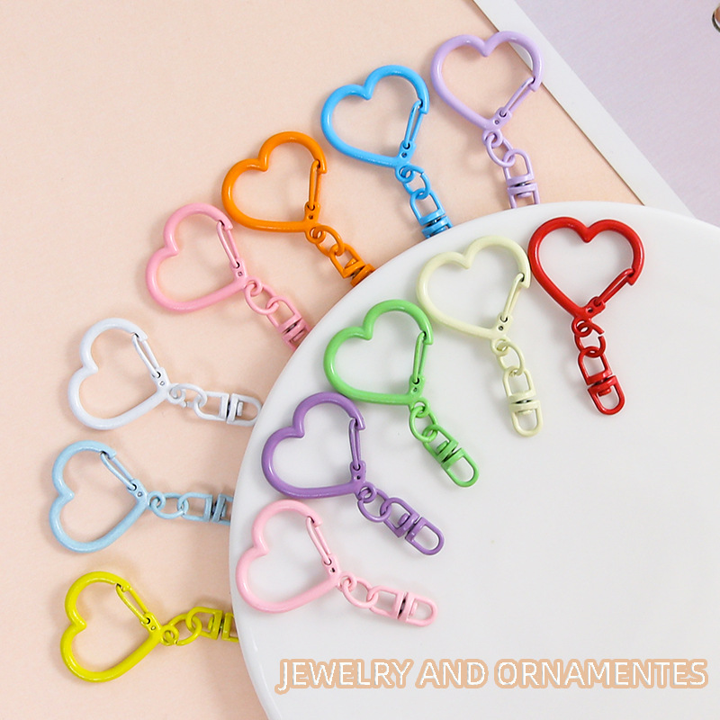 10Pcs Colorful Zinc Alloy Hear - đánh giá và giá Jewelry Making Jump Rings
