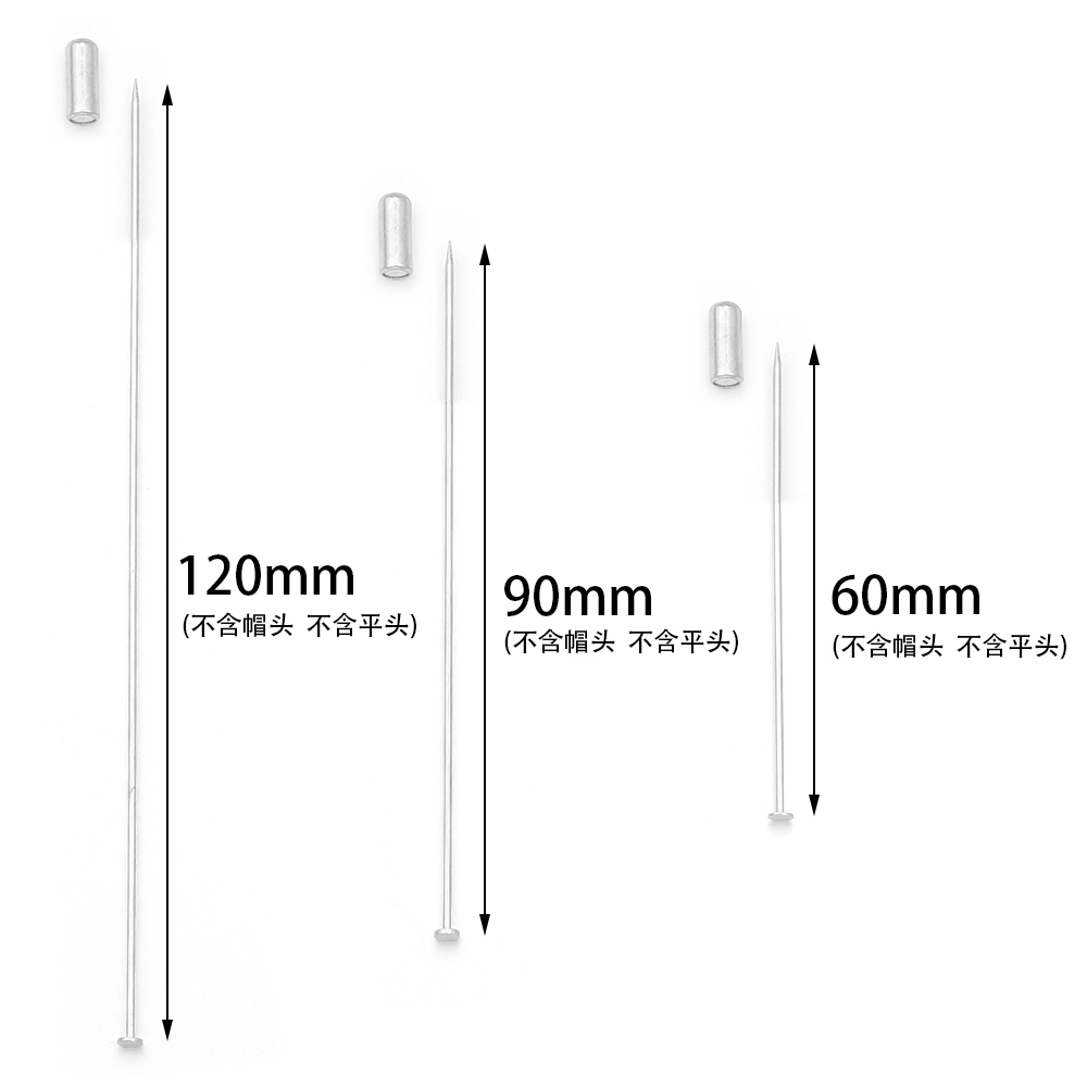 10pcs 60/90/120mm Copper Brooc - đánh giá và giá Jewelry Making Head Pins