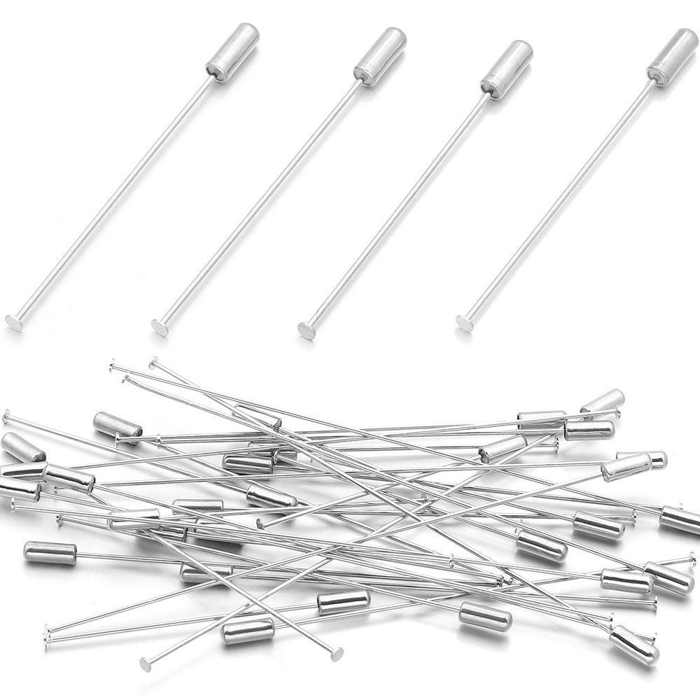10pcs 60/90/120mm Copper Brooc - đánh giá và giá Jewelry Making Head Pins