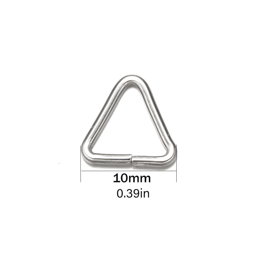 100pcs Stainless Steel Open Tr - đánh giá và giá Jewelry Making Jump Rings