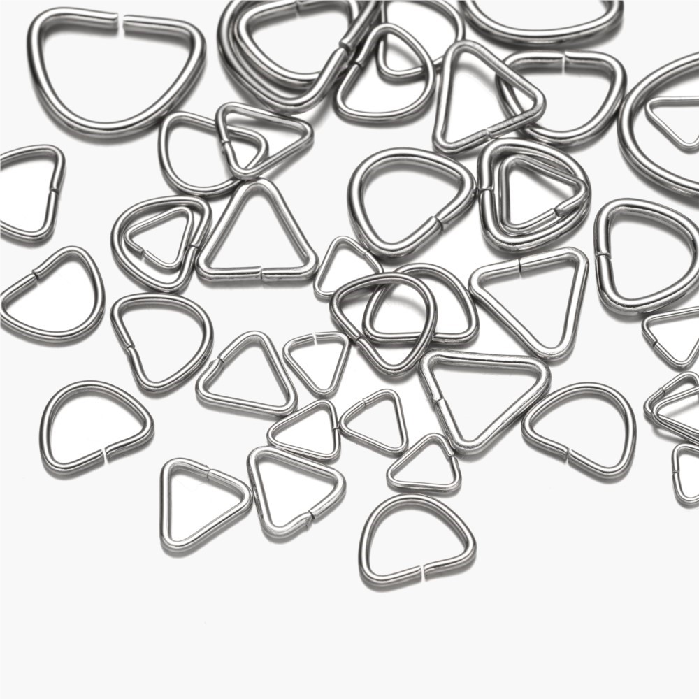 100pcs Stainless Steel Open Tr - đánh giá và giá Jewelry Making Jump Rings