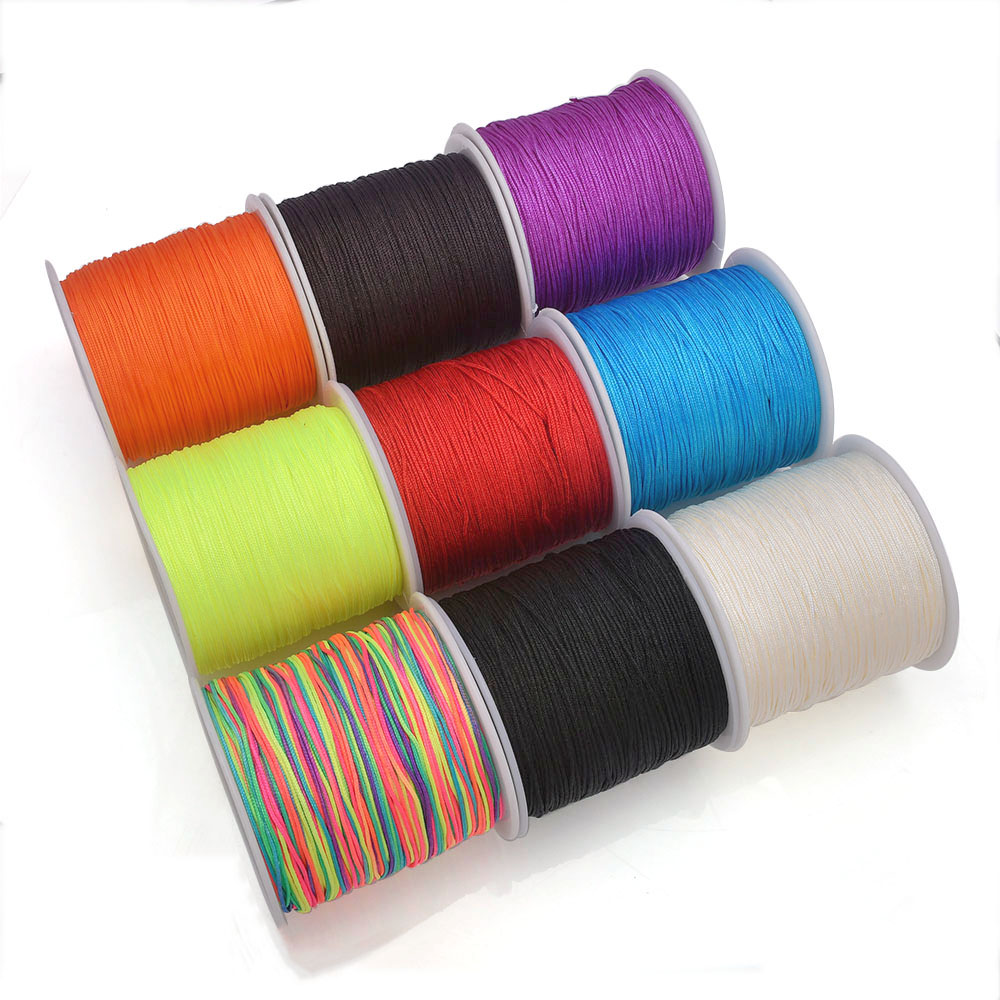 100Yards Craft Nylon Satin Cor - đánh giá và giá Jewelry Making Using Beads