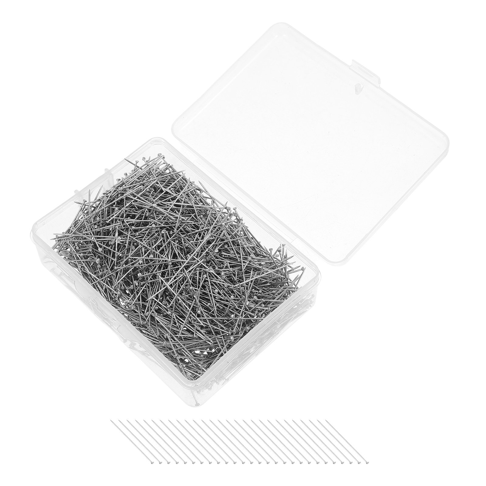 1600Pcs Stainless Steel Flat H - đánh giá và giá Jewelry Making Head Pins