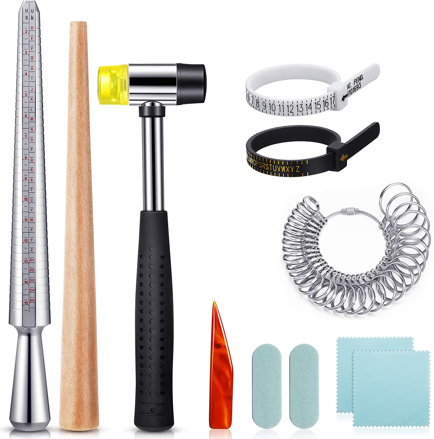 11 Pieces Of US UK Ring Mandre - đánh giá và giá Jewelry Making Desk