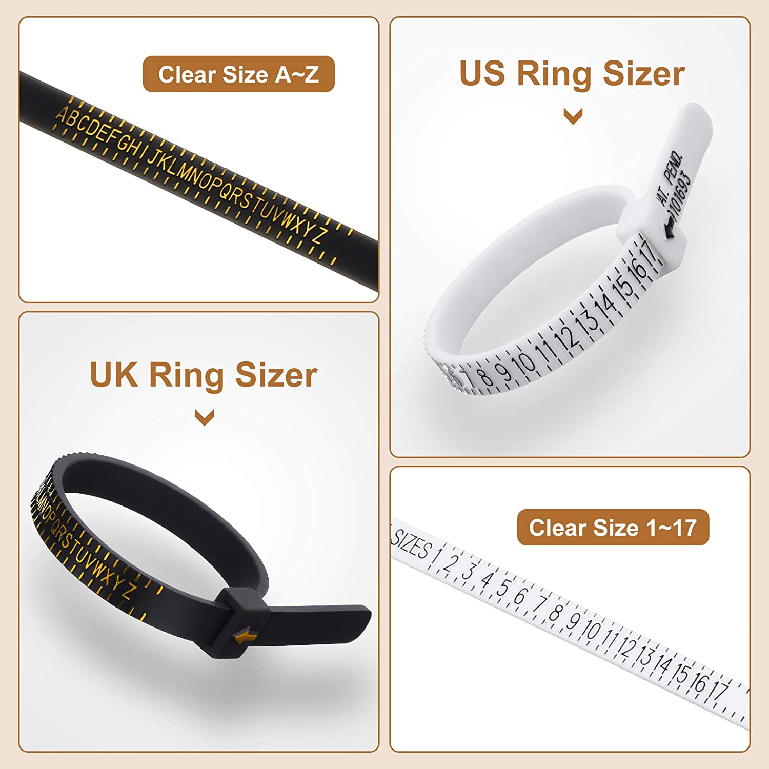 11 Pieces Of US UK Ring Mandre - đánh giá và giá Jewelry Making Desk