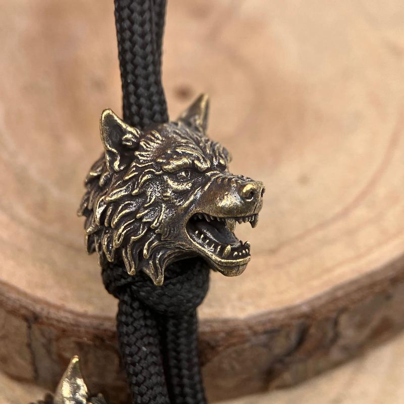 Vintage Brass Wolf Head Knight - đánh giá và giá Jewelry Making Using Beads