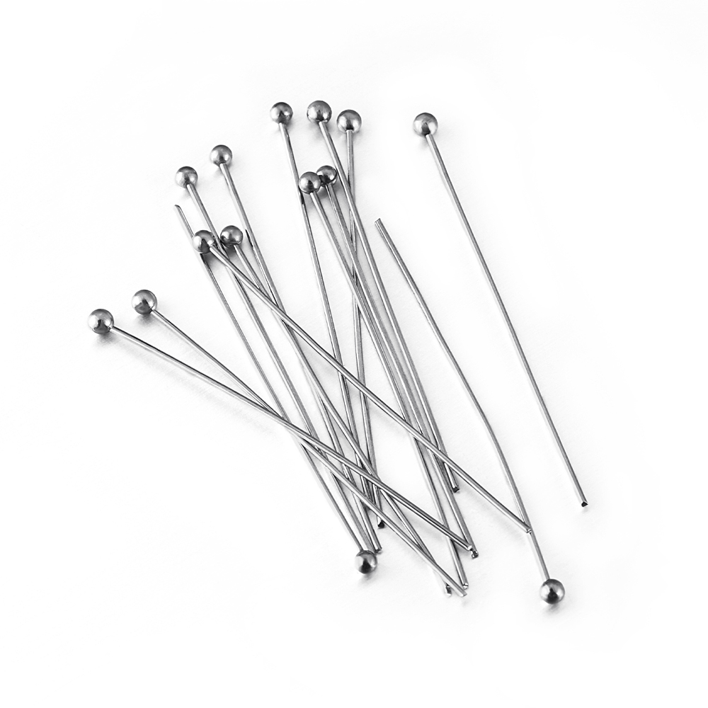 50Pcs/lot 12 14 16 20 25 30 35 - đánh giá và giá Jewelry Making Head Pins
