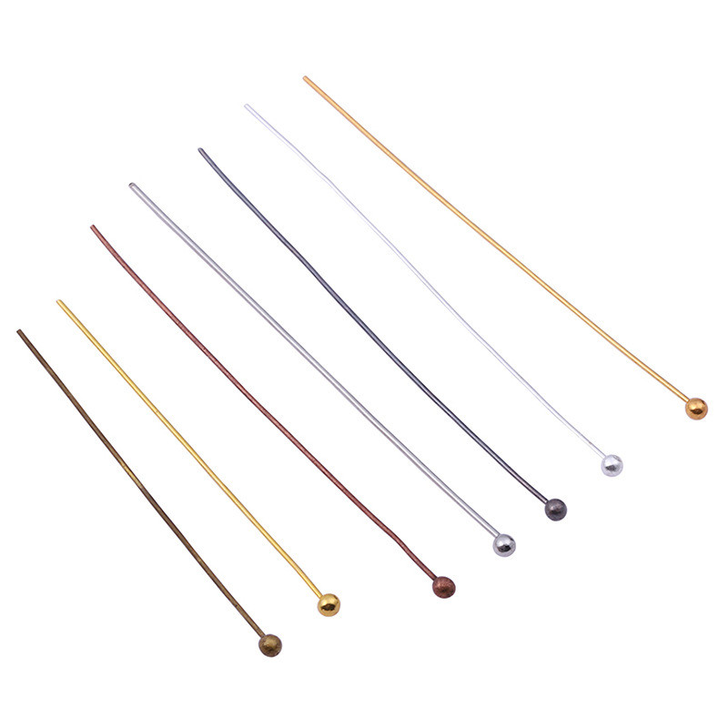 200pcs/lot 16 20 25 30 40 50mm - đánh giá và giá Jewelry Making Head Pins