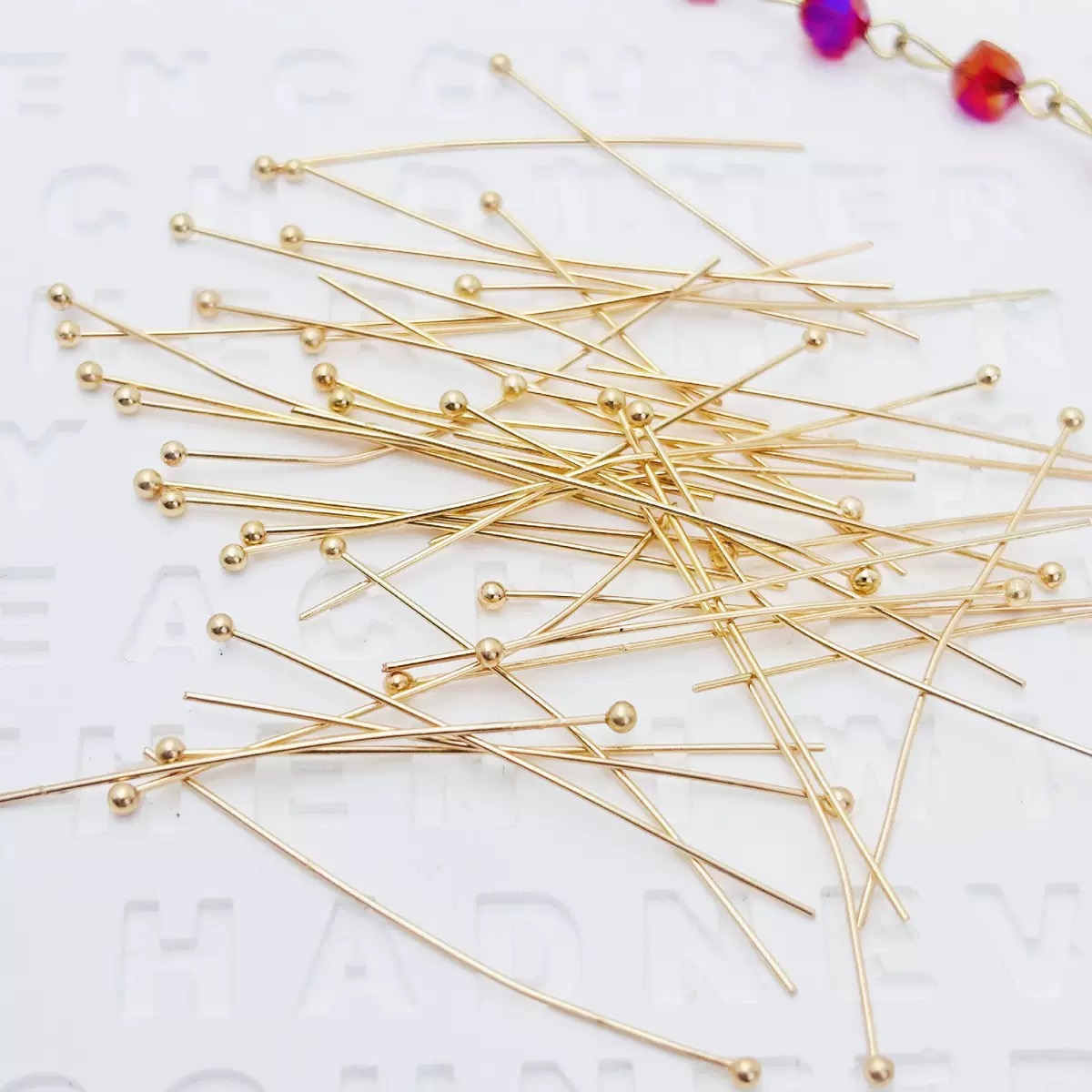 200pcs/lot 16 20 25 30 40 50mm - đánh giá và giá Jewelry Making Head Pins