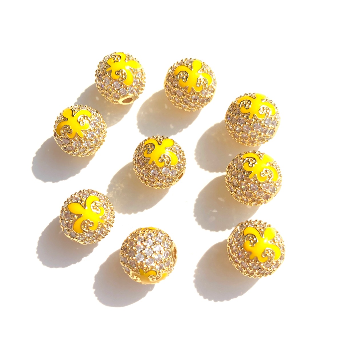9pcs Green Yellow Purple New O - đánh giá và giá Jewelry Making New Orleans