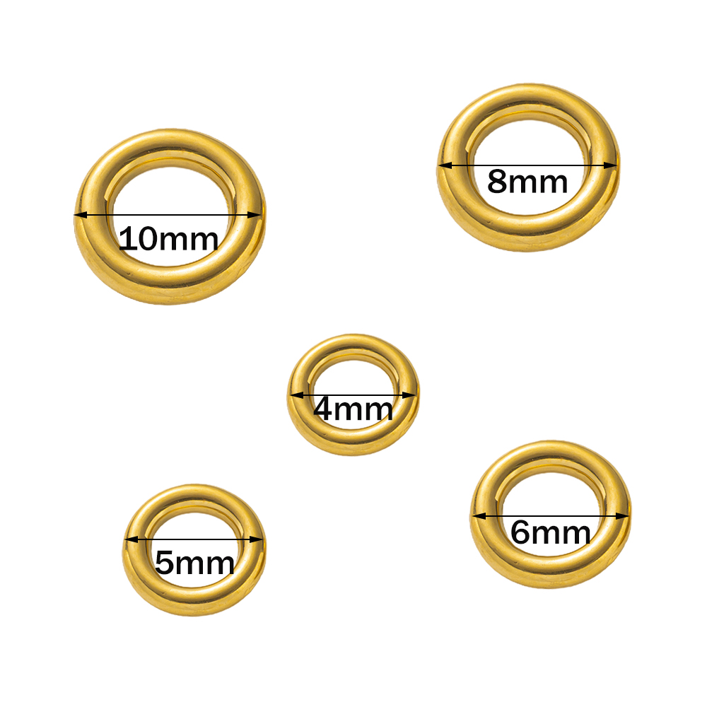 10pcs Stainless Steel Gold O R - đánh giá và giá Jewelry Making Jump Rings