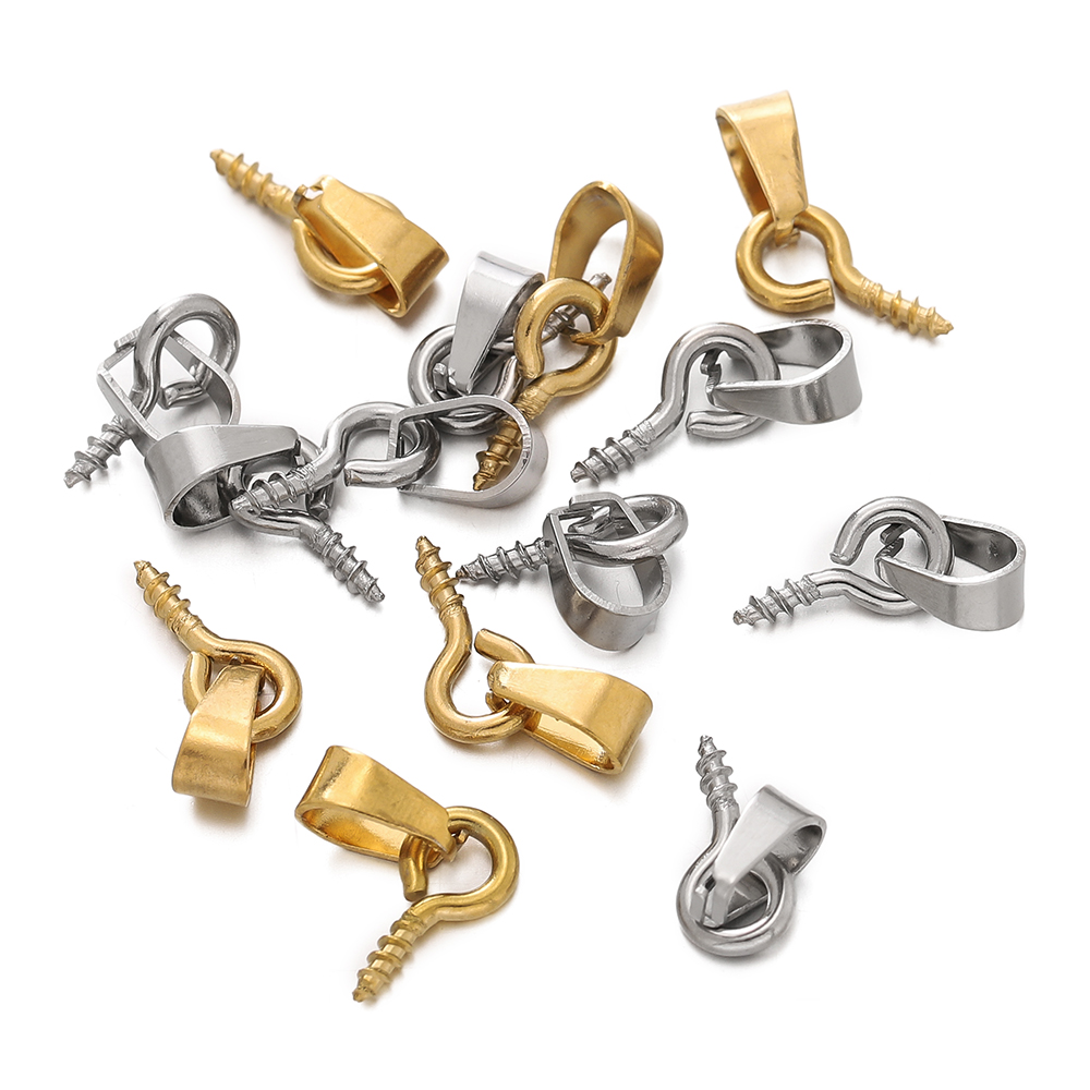 20pcs Stainless Steel Screw Ey - đánh giá và giá Jewelry Making Rivets