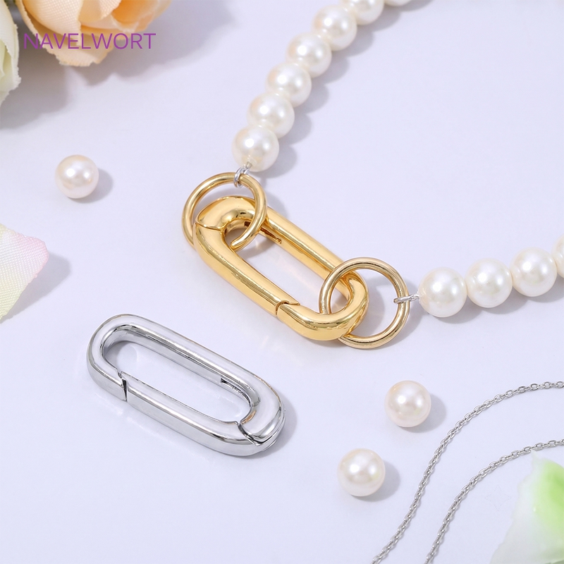1/2/4Pcs 18K Gold Plated Oval  - đánh giá và giá Jewelry Making Hobby