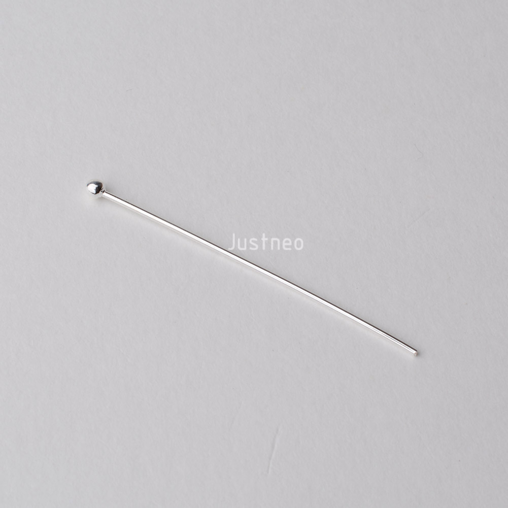 925 Sterling Silver Ball Head  - đánh giá và giá Jewelry Making Head Pins