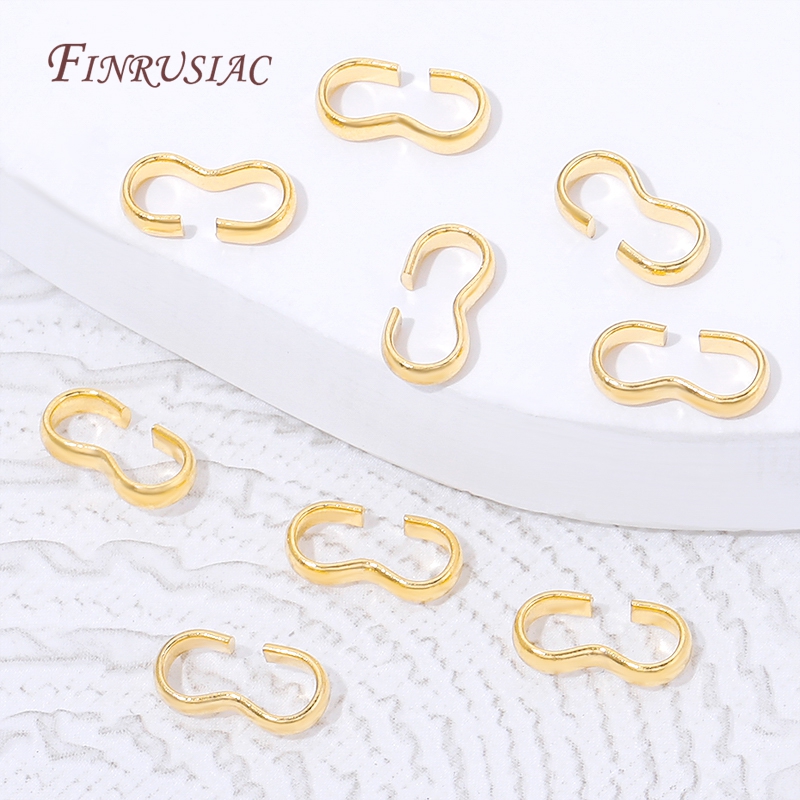 18K Gold Plated Open S Hook Cl - đánh giá và giá Jewelry Making Jump Rings