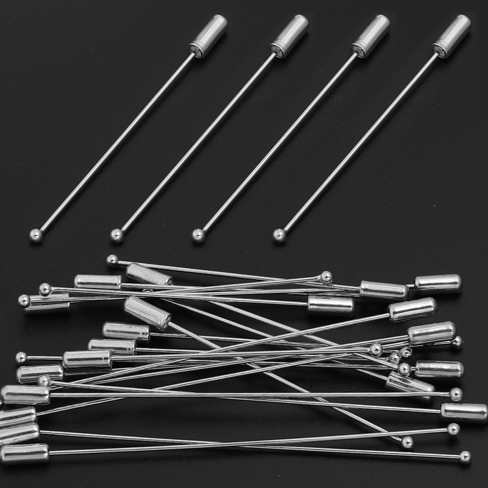 10pcs/lot 60/90cm Rhodium Colo - đánh giá và giá Jewelry Making Head Pins