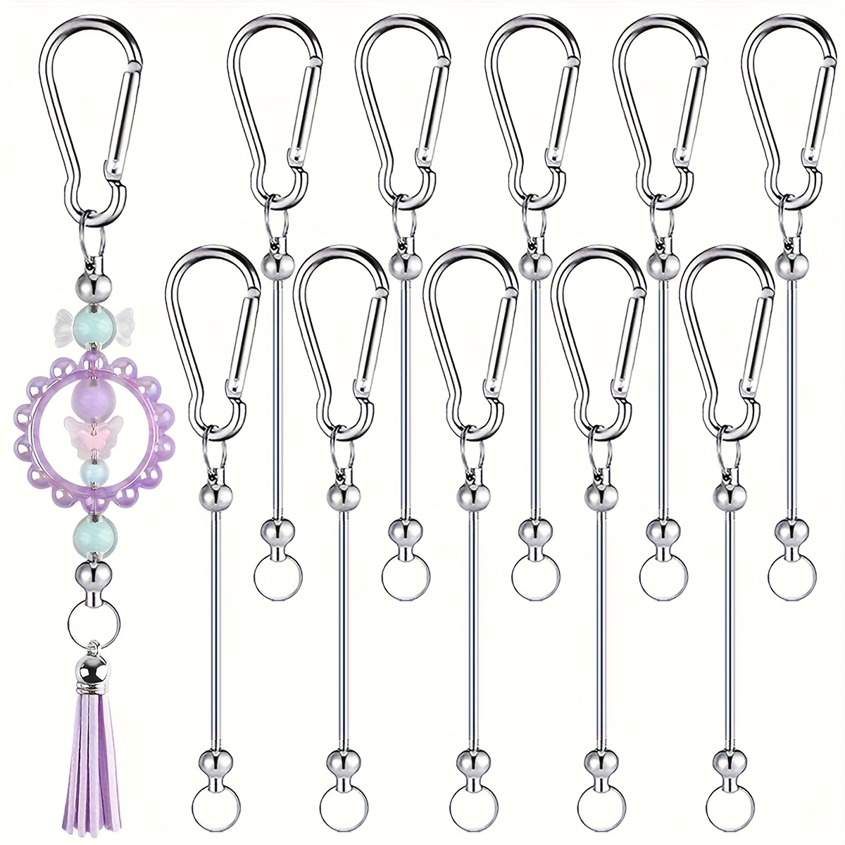 10pcs Multi-Purpose Key Rings  - đánh giá và giá Jewelry Making Using Beads