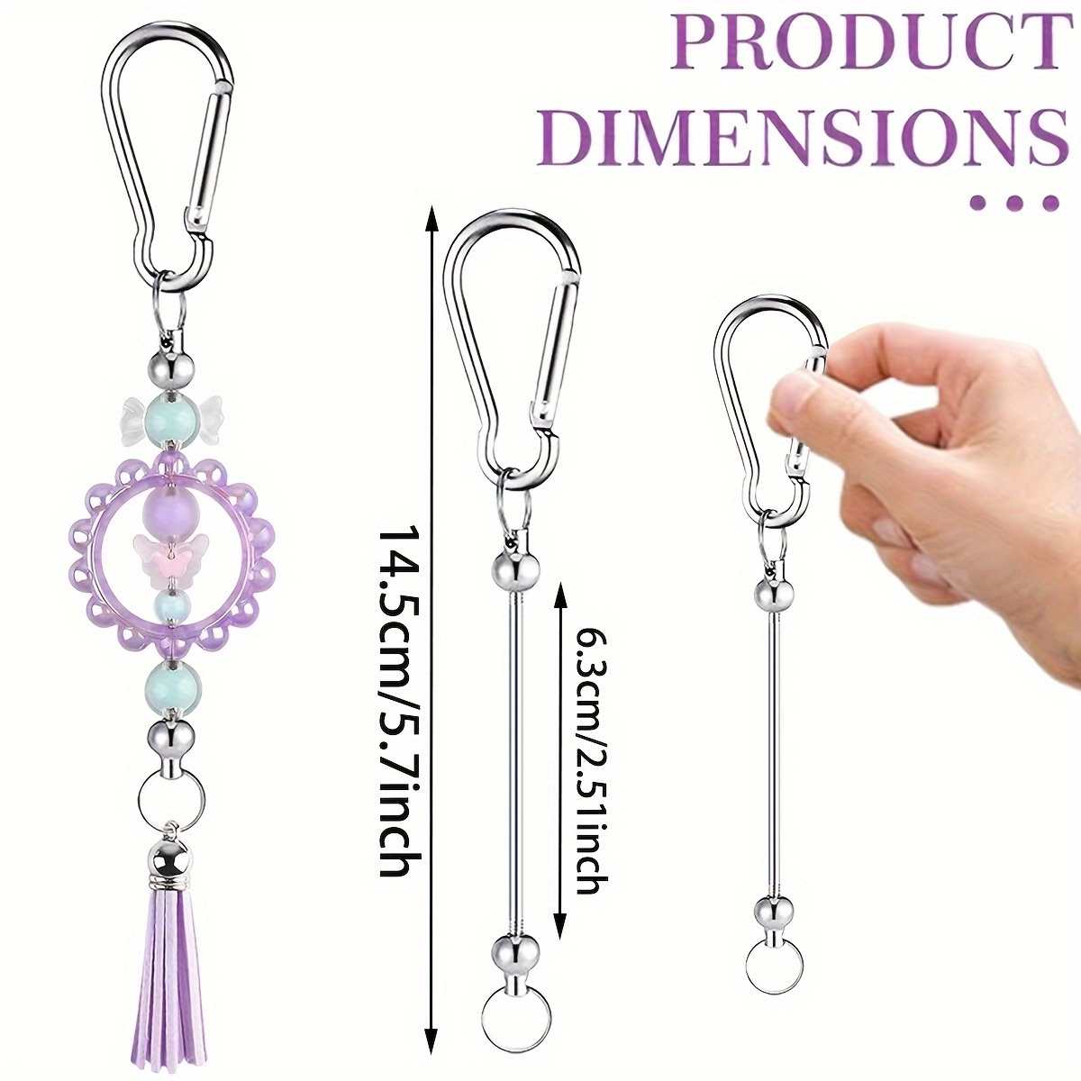 10pcs Multi-Purpose Key Rings  - đánh giá và giá Jewelry Making Using Beads