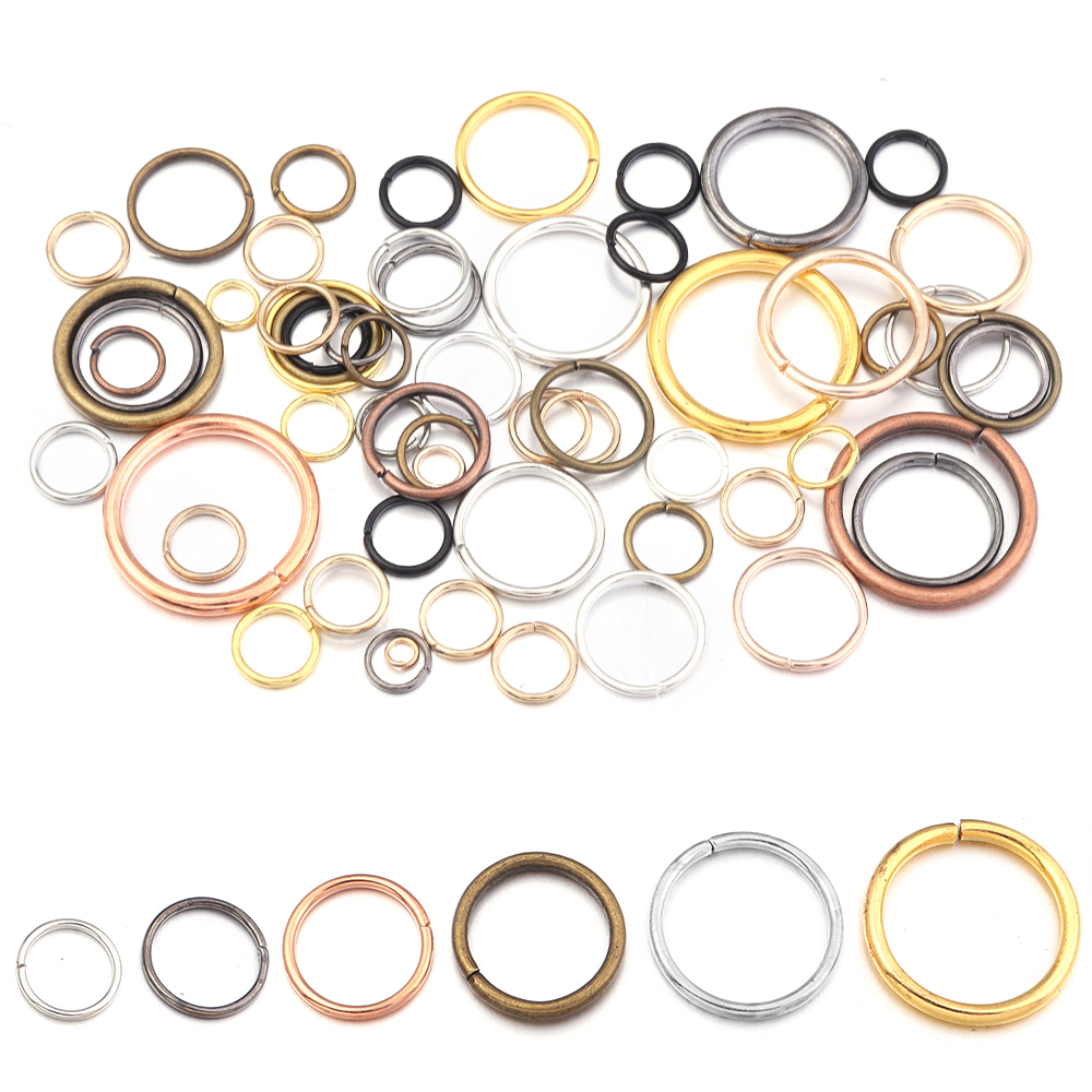 50-200Pcs/Lot 3-20mm Single Lo - đánh giá và giá Jewelry Making Jump Rings