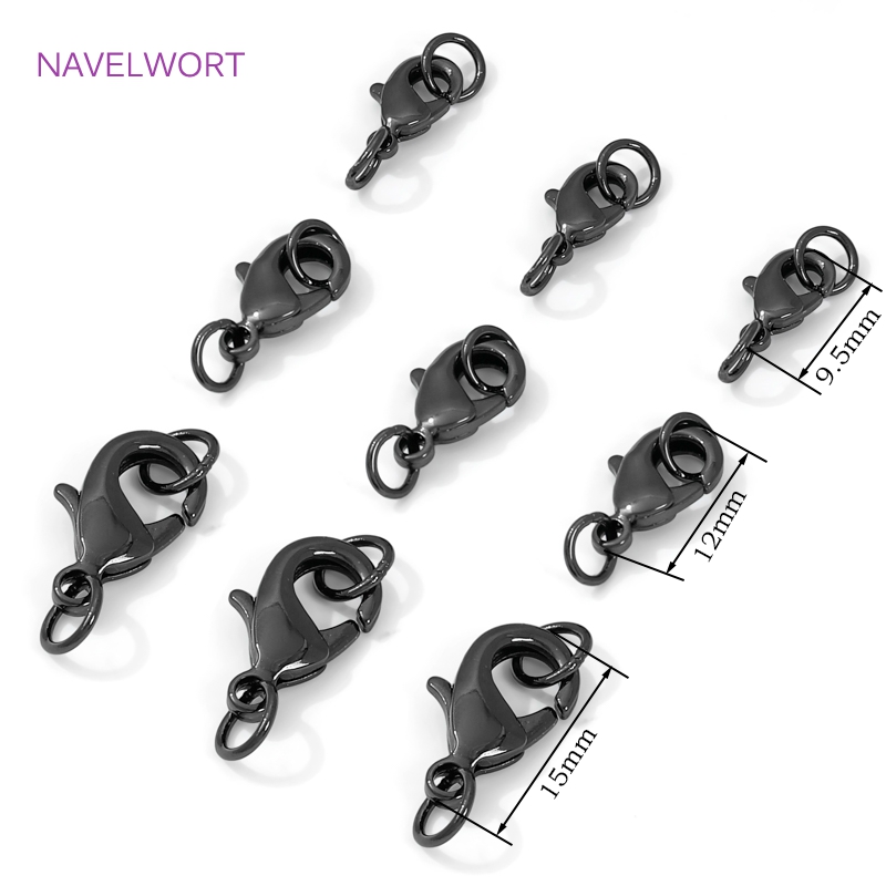 Black Color Brass Lobster Clas - đánh giá và giá Jewelry Making Hobby