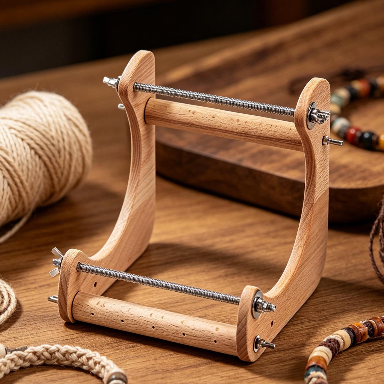 1pc Wood Beading Loom Adjustab - đánh giá và giá Jewelry Making Machine